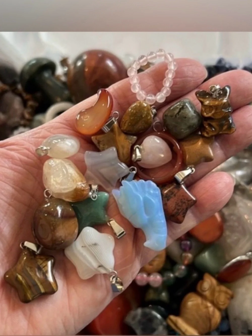 Huge Mystery Crystal Gemstone At Least 1Lb Scoop NWOT